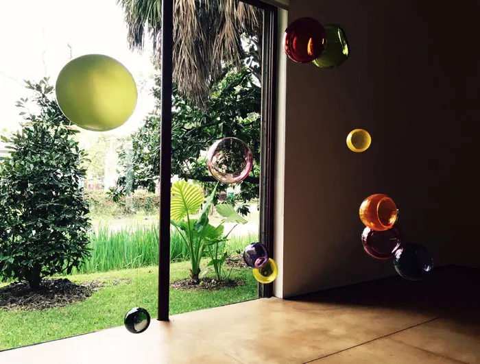 Michael Petry's installation, "AT the Core of the Algorithm," 2014, makes its American debut at Hiram Butler Gallery.