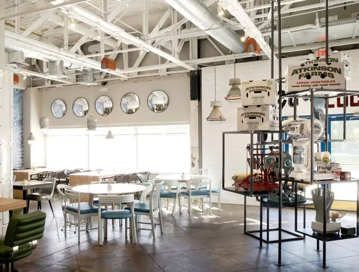 Local Foods, River Oaks. The winning entry for Commercial Interior Design, Hospitality: Hotel, Restaurant or Club by Aaron Rambo of Found.