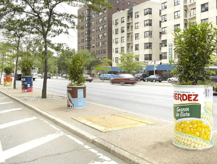 In 2005, Diaz was tapped by New York's Public Art Fund for a site-specific installation lining the Grand Concourse in the Bronx. 