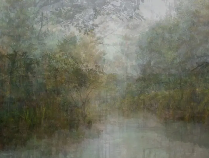 Amy Elkins' "Thirteen Years out of a Death Row Sentence (River)" evokes an inmate's memory of his baptism, recalling a Pompeiian wall fresco in its beauty and delicacy. 