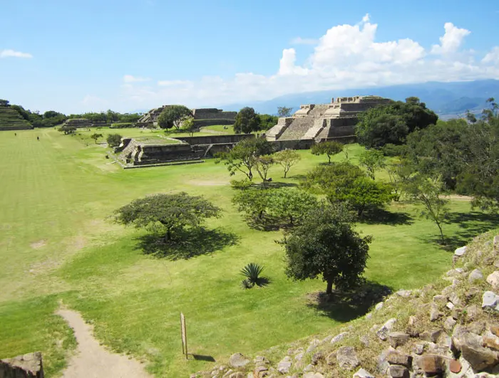 Pyramids at Monte Alban 
 