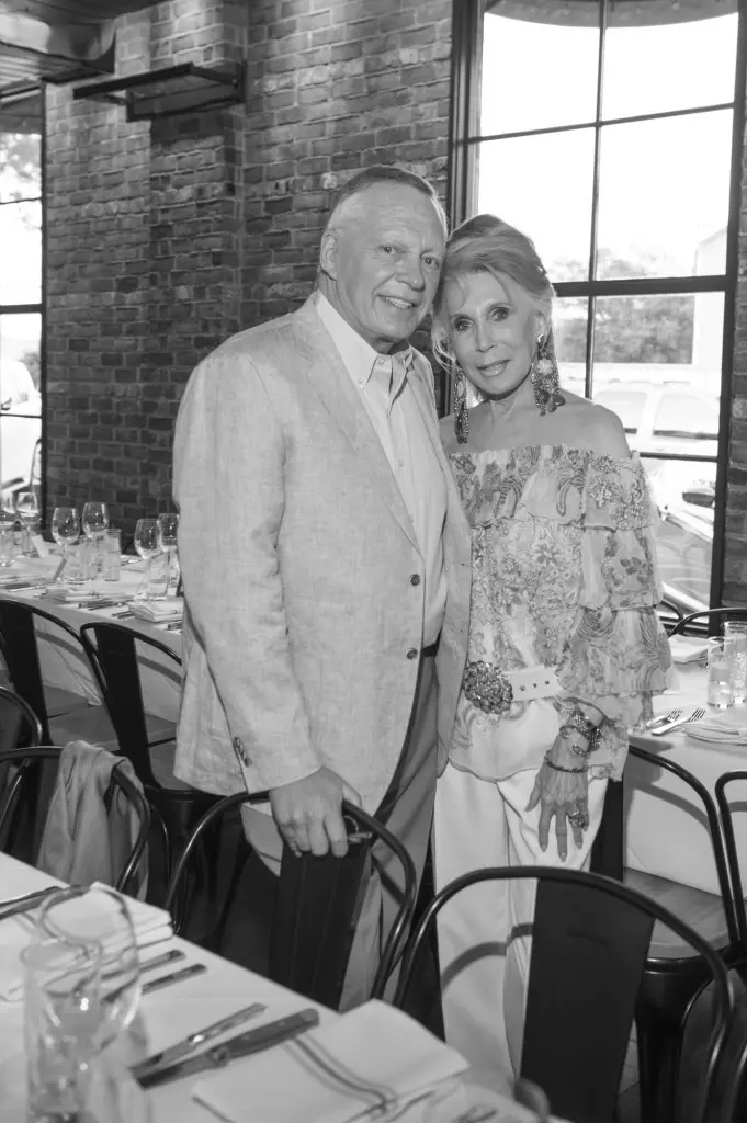 Richard Flowers, Joan Schnitzer Levy at the B&B Butchers preview benefiting Best Buddies.