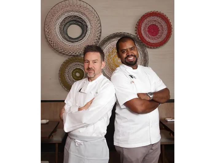 Uchi & Uchiko executive chef Tyson Cole, Chef de cuisine Nilton "Junior" Borges