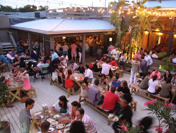 Outside patio