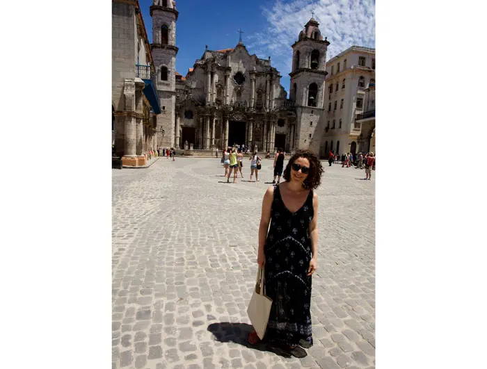 Erin Cluley in Cathedral Square