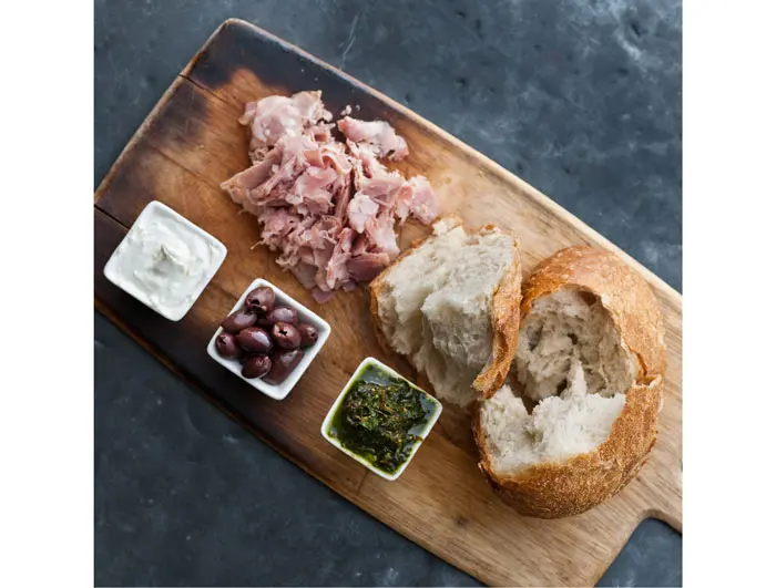 French Picnic plate at Tiny Boxwoods