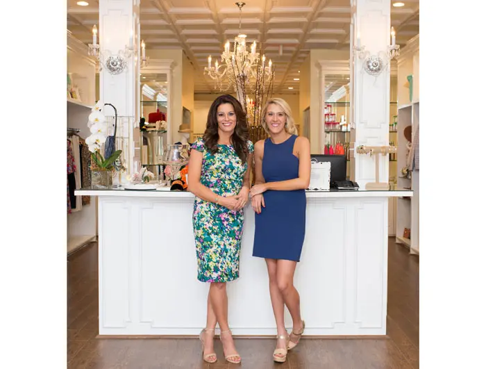 Owners Katie Scroggins and Katie Corts of Monkee's of Houston
