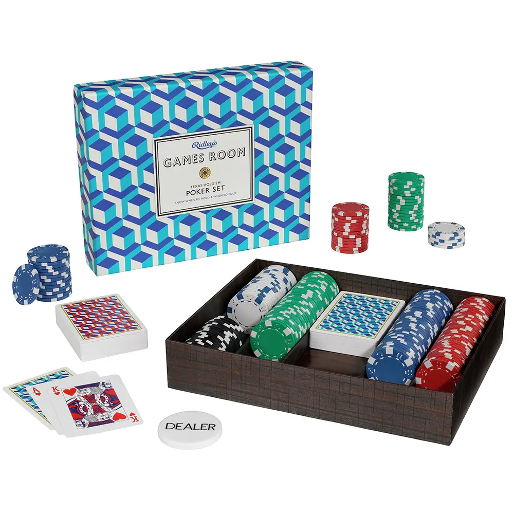 Poker set, at Nest Dallas
