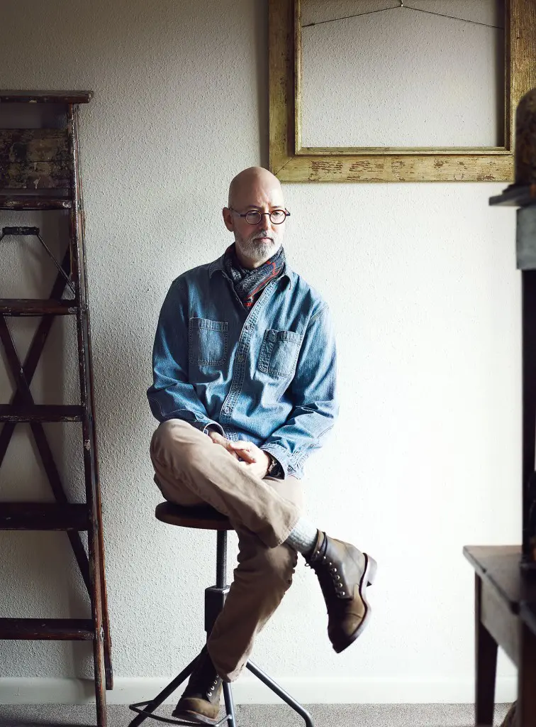 Russell Prince is a self-avowed minimalist who arrived at Lackey’s Montrose townhouse “with practically nothing."