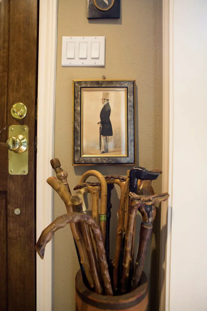 This Montrose townhouse includes art and curiosities of all types.