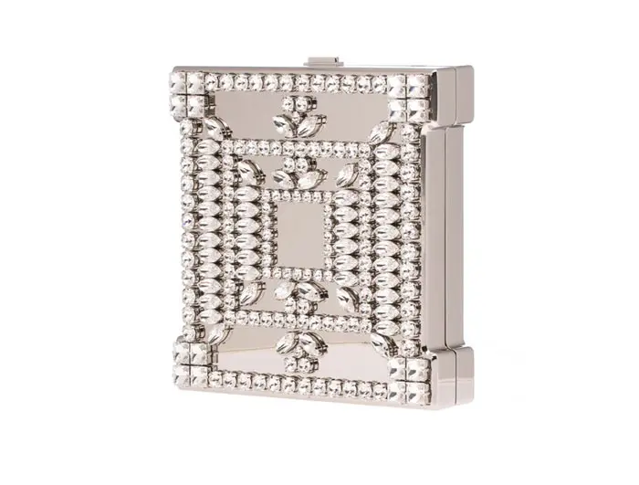 Manolo Blahnik Borla Mirror clutch