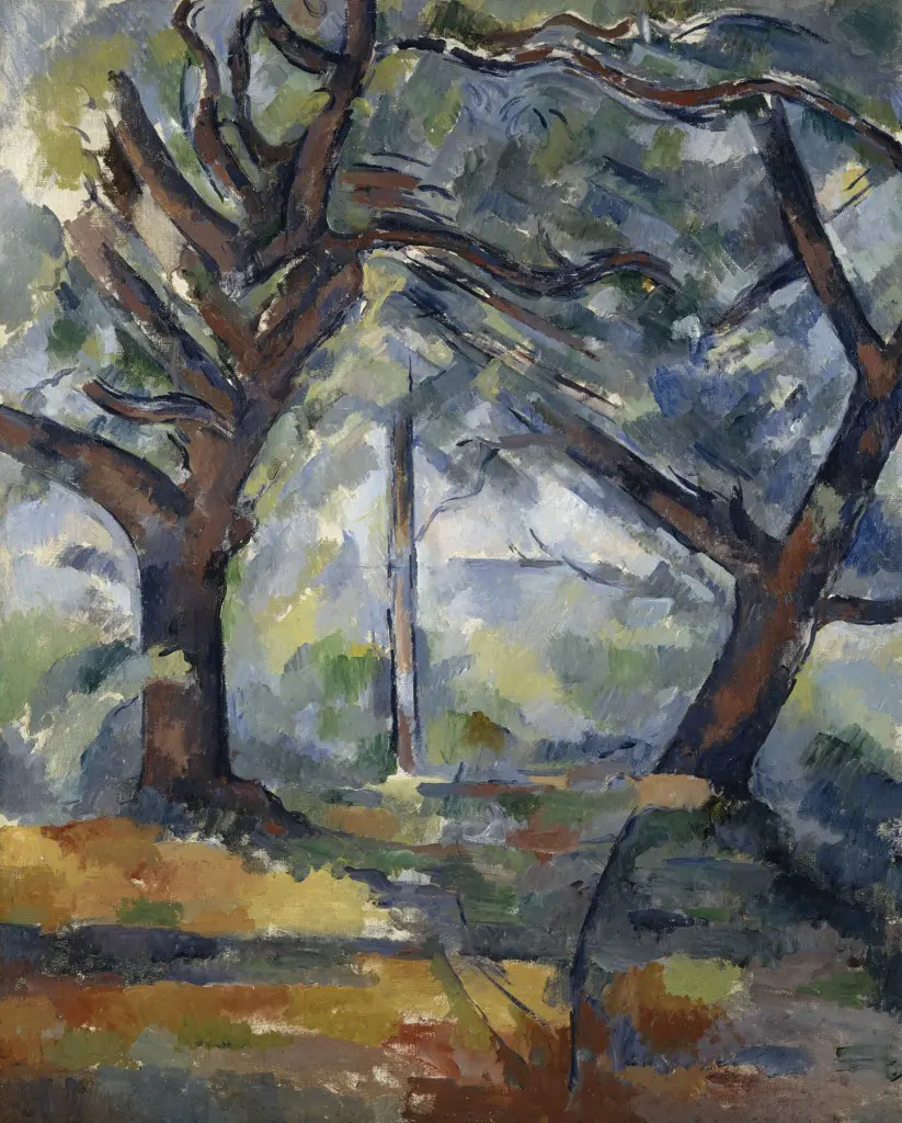 Paul Cézanne's "The Big Trees," circa 1904