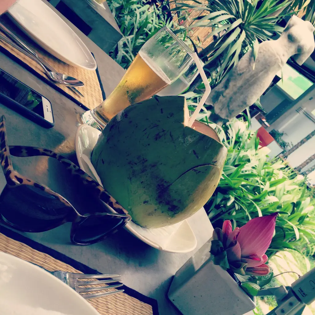 Afternoon coconut.