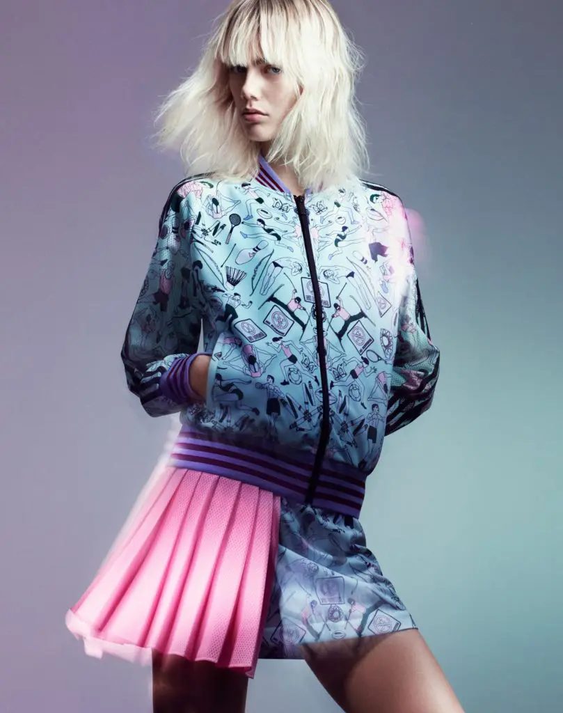 Serving Up Style:* Mary Katrantzou X Adidas* Debuts Second Collaboration