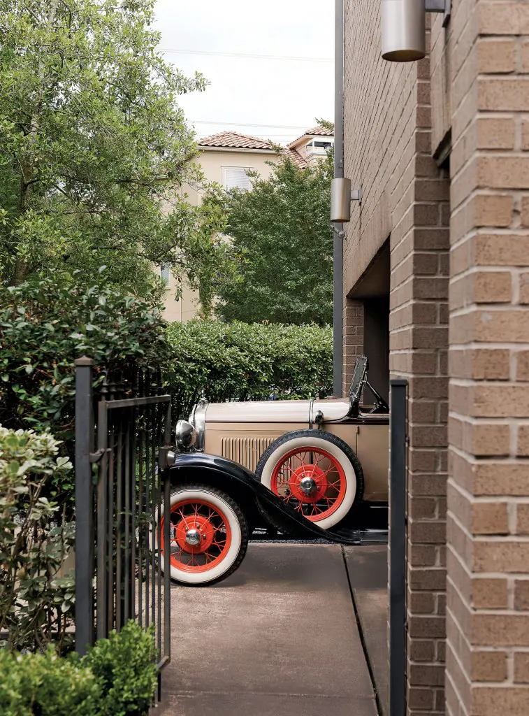 Gordon and his brothers inherited the 1930 Ford Model A Deluxe Roadster from his maternal grandfather. He is the only one who can comfortably drive the car — which, he explains, “was not built for tall people.”