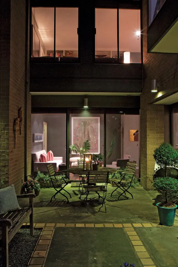 A courtyard for entertaining