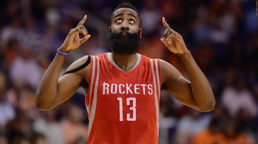 James Harden is a financial force with the Houston Rockets.