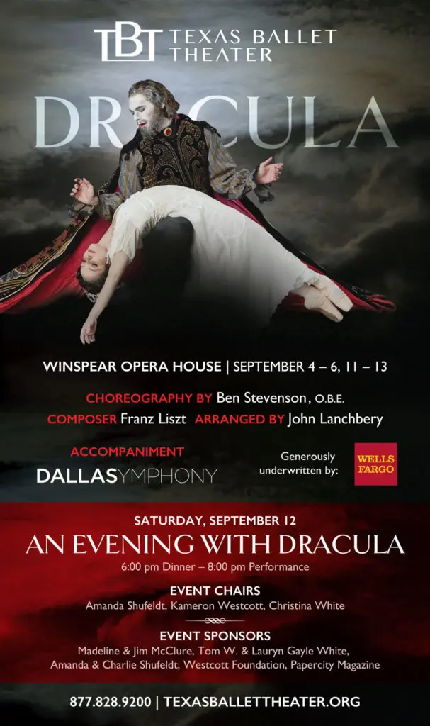 Love Bites: Texas Ballet Theater Presents Dracula