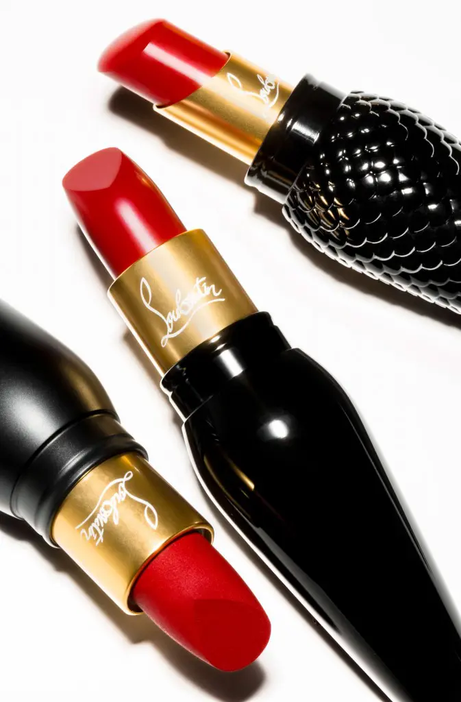 Christian Louboutin's signature Rouge Lip Colour comes in three finishes — silky satin, sheer voile and velvet matte. 