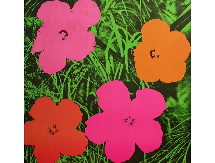 A Warhol bouquet perfect for the pop master's birthday. 