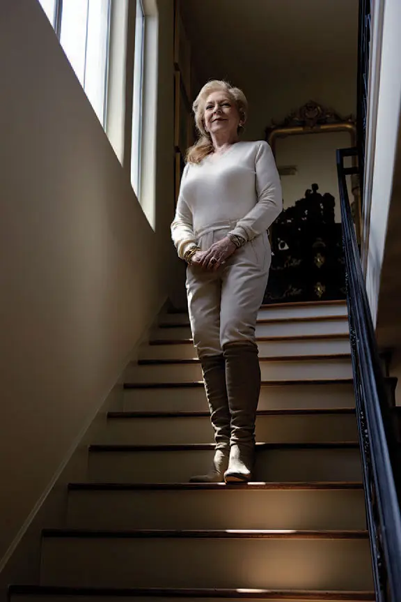 Pamela Parker in her West University townhouse.