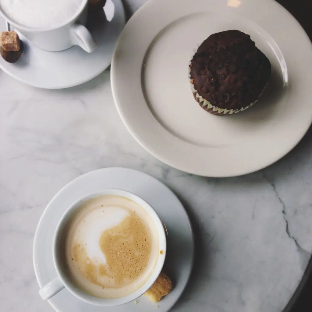 Agora offers a variety of desserts that are just as good as the coffee.  (Photo by Faith Nguyen)