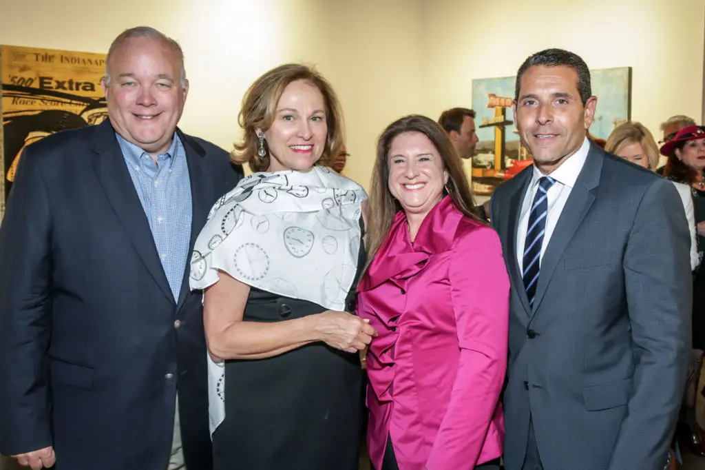 VIPs Mingle As Big News Is Revealed At Houston Fine Art Fair Opening Night