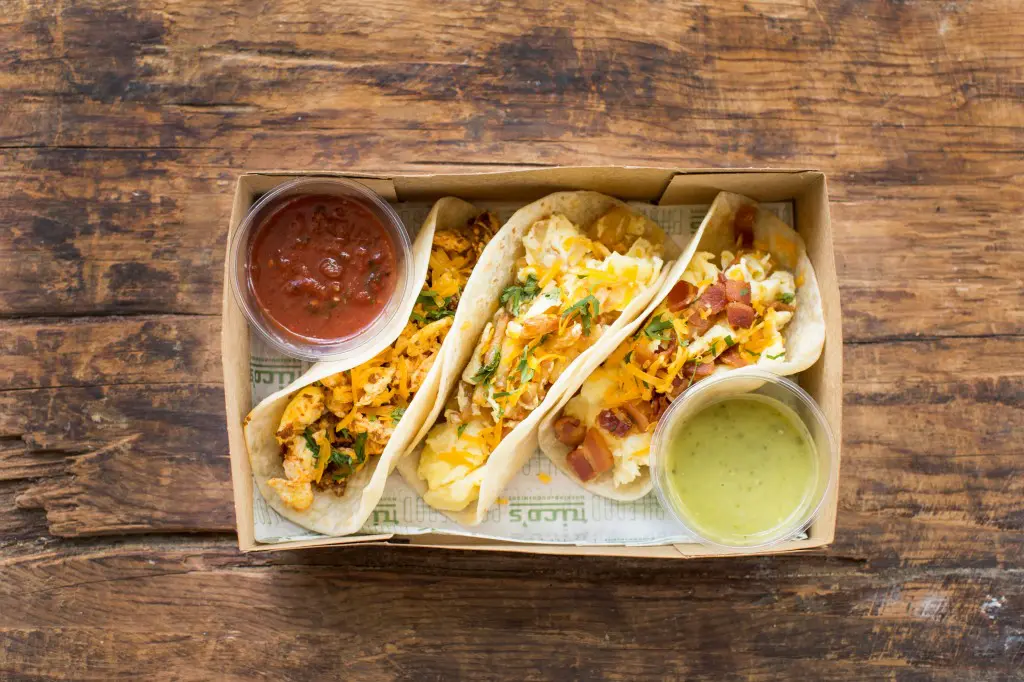 Breakfast tacos.