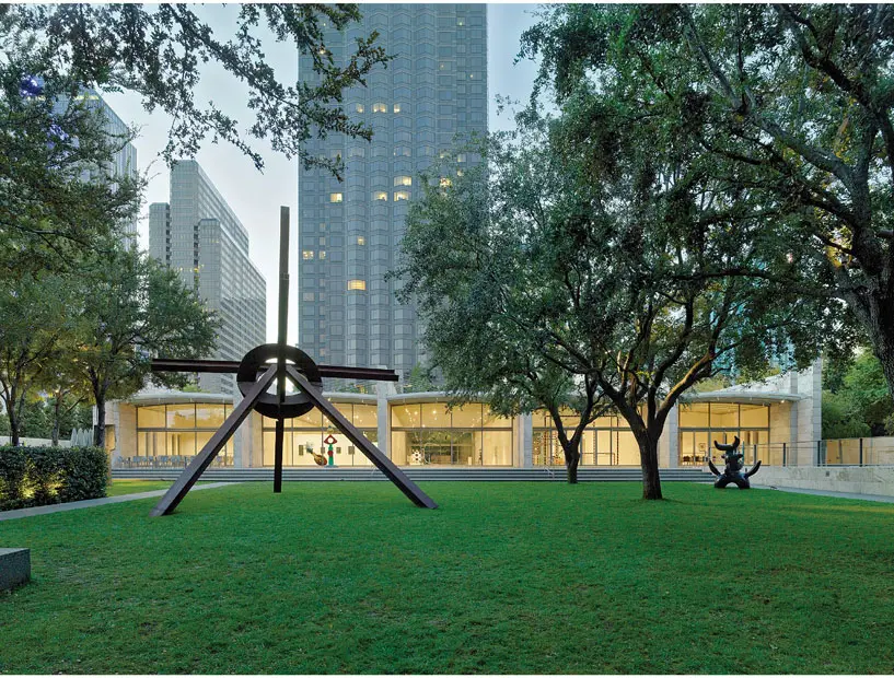 The Nasher Sculpture Center in the Dallas Arts District