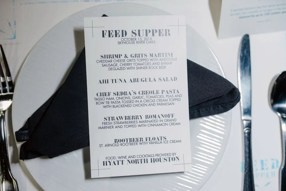 Guests were treated to a diverse menu courtesy of Hyatt North Houston. 