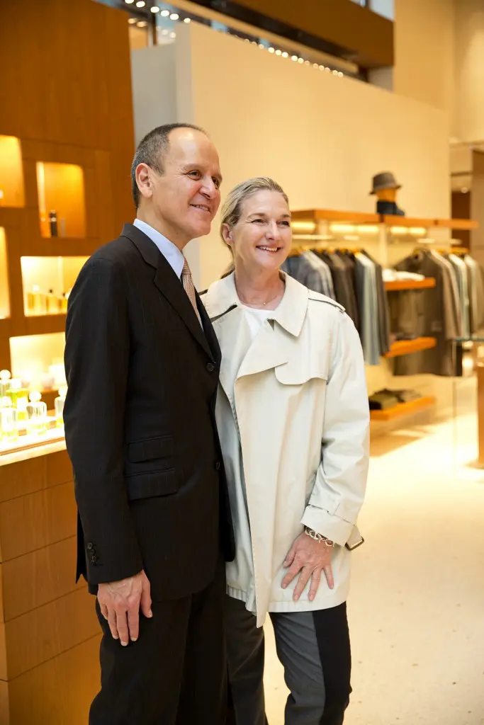 Hermès US CEO Robert Chavez and PaperCity editor in chief Holly Moore