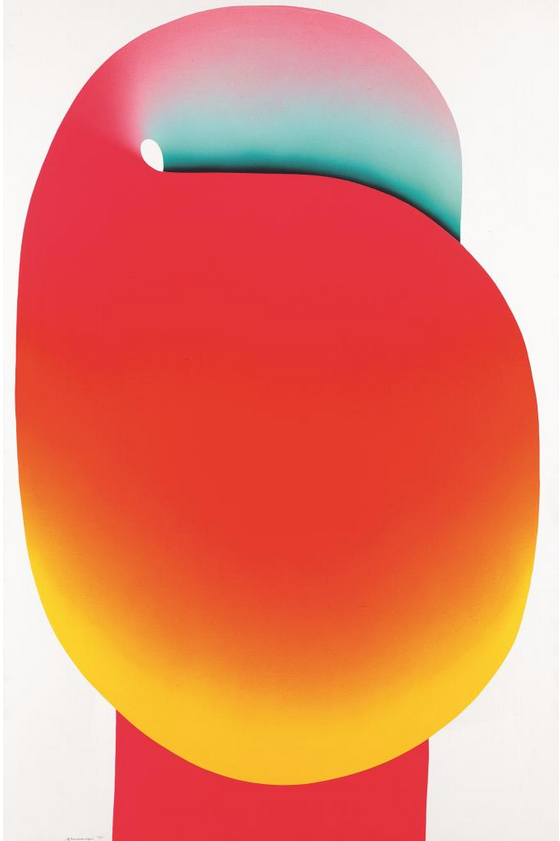 Sadamasa Motonaga’s masterpiece “Piron Piron,” 1975, was among the star rediscoveries in the DMA’s two-person Japanese blockbuster this past spring. (Collection Mie Prefectural Art Museum, Japan, © 2015 Estate of Motonaga Sadamasa)
