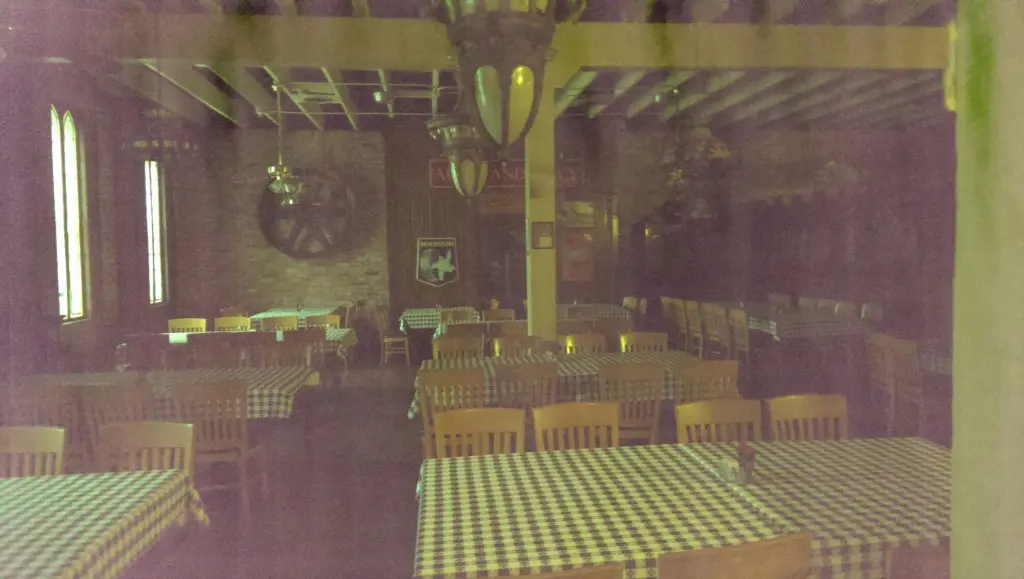The second-floor dining room at Spaghetti Warehouse is a scene of all sorts of spectral high jinks. (Photo by Matthew Ramirez)