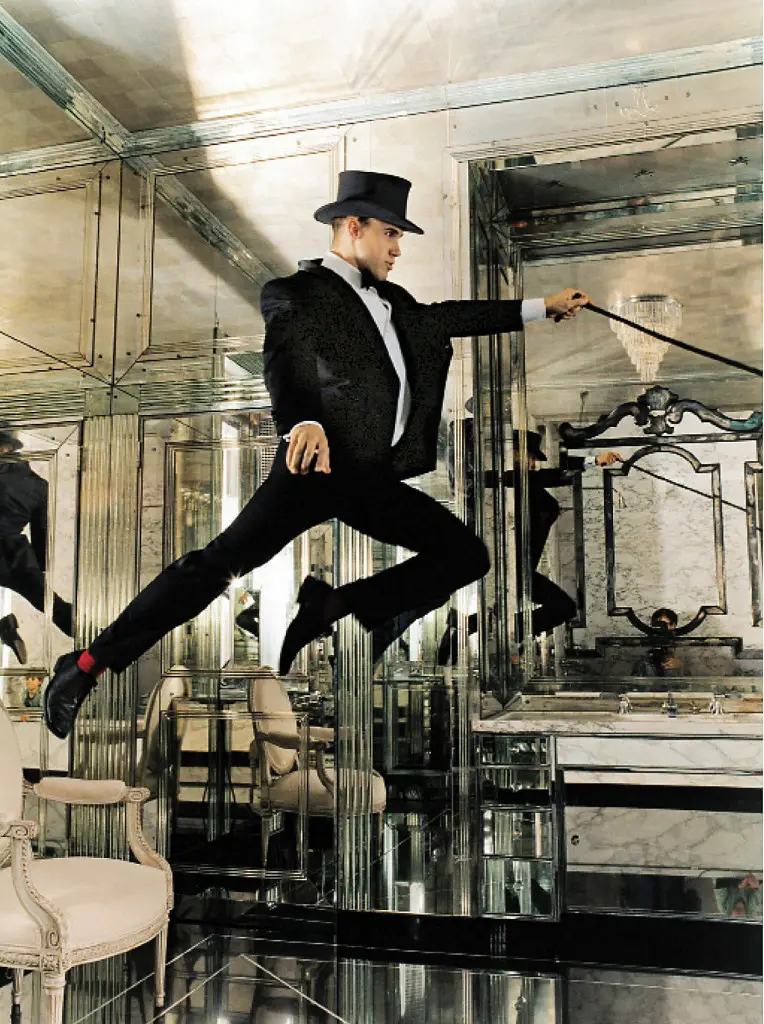 Miles Redd in his David Adler-designed mirrored bath. From "The Big Book of Chic" (Assouline). (Photographed by Paul Costello)