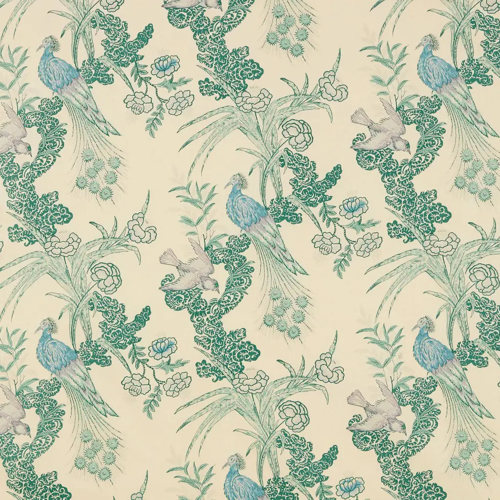 Schumacher Peacock by Miles Redd