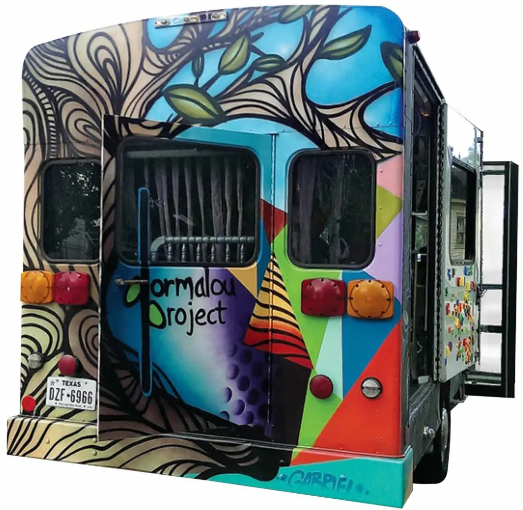 A Mobile Art Van Shakes Up Houston’s Creative Scene: Bringing Art to Foodies — and More