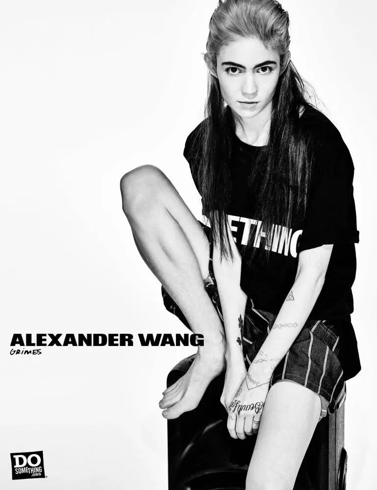 Grimes for Alexander Wang.