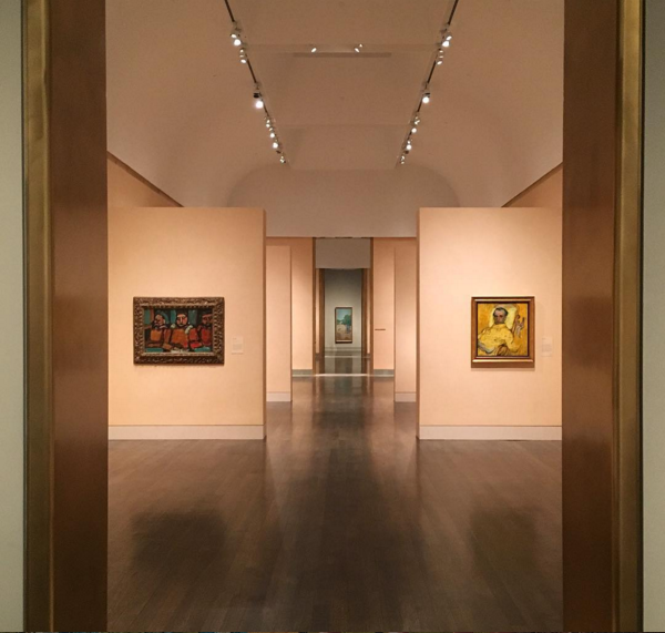 Dan Joyce, the organizer of #MFAHAfterHours, roamed the empty halls of the museum. (Photo by @danjoyce)