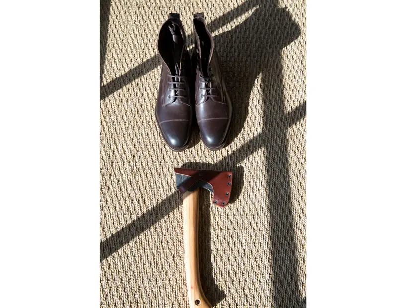 Pair the Edward Green Galway Boots with one of Sid Mashburn's most popular gifts for the holidays — an ax. 