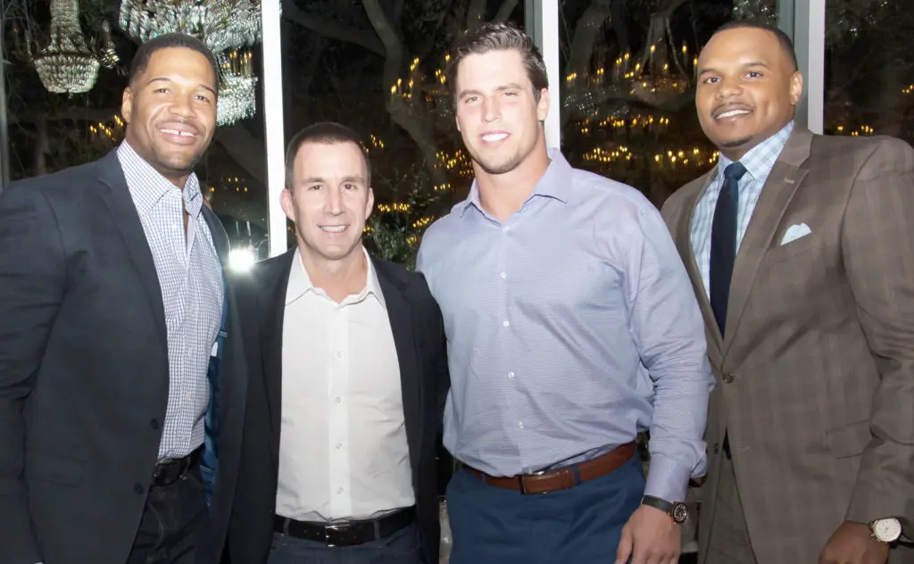 Michael Strahan, NFL Standouts and Social Power Players Add Real Star Power to a Hot New Club’s Exclusive Opening Dinner