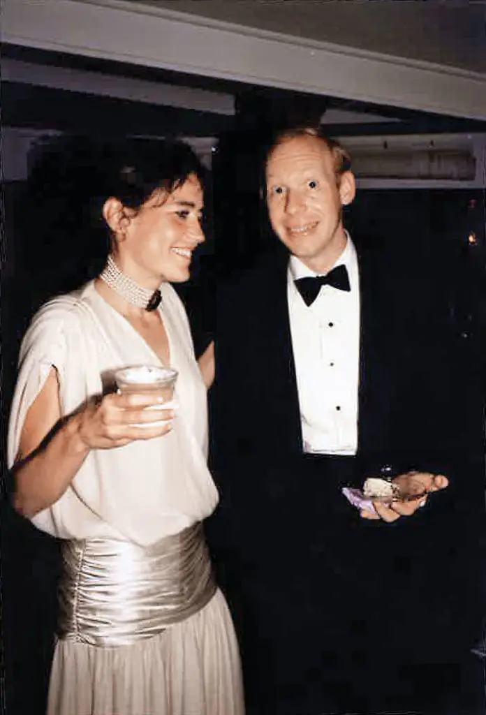 The future first lady and
mayor on their big day. Andrea and Bill White always were a dashing pair.