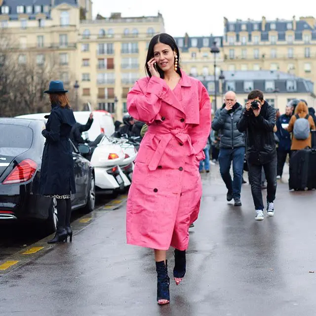 Designer Gilda Ambrosio on the street at Paris Couture Fashion Week 2016