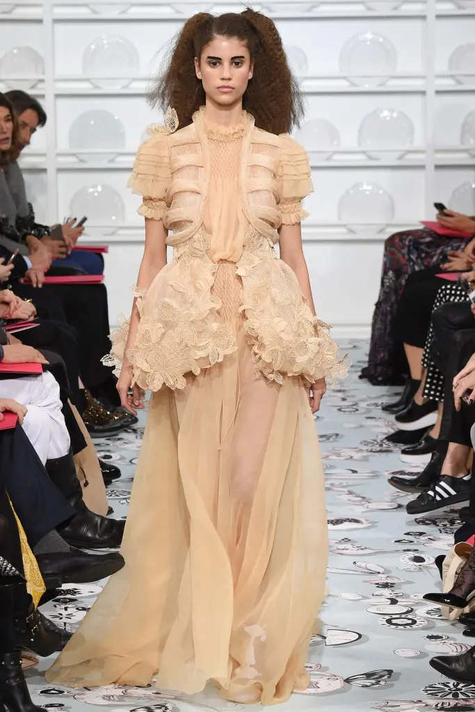 A look from Schiaparelli's 2016 couture show in Paris