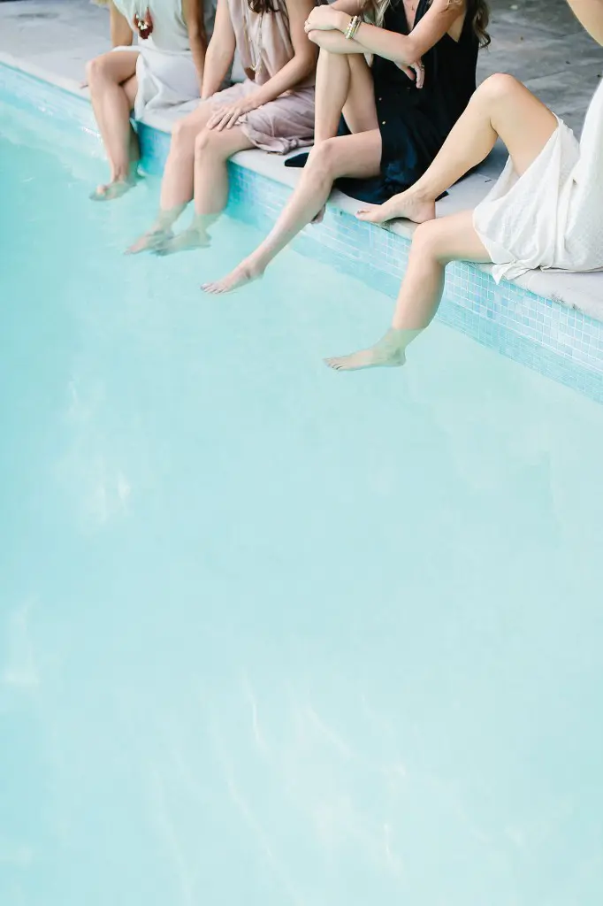 Poolside in Mirth Caftans. (Photograph Kendall Hanna)