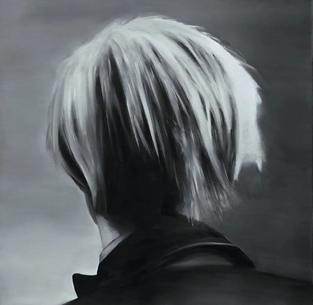 Travis K. Schwab's "Wig (III), "2015, also recently graced a show at the Warhol Museum, Pittsburgh. 


