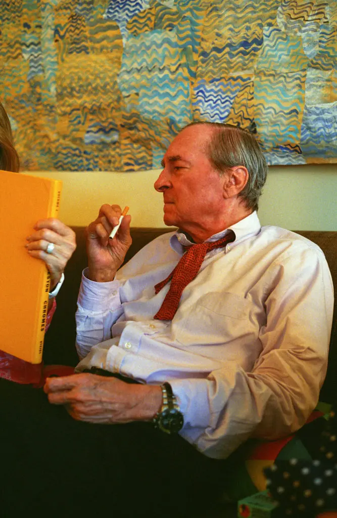 The mythic William Eggleston in his apartment in Memphis, Tennessee, photographed by Chris Akin, May 2014.