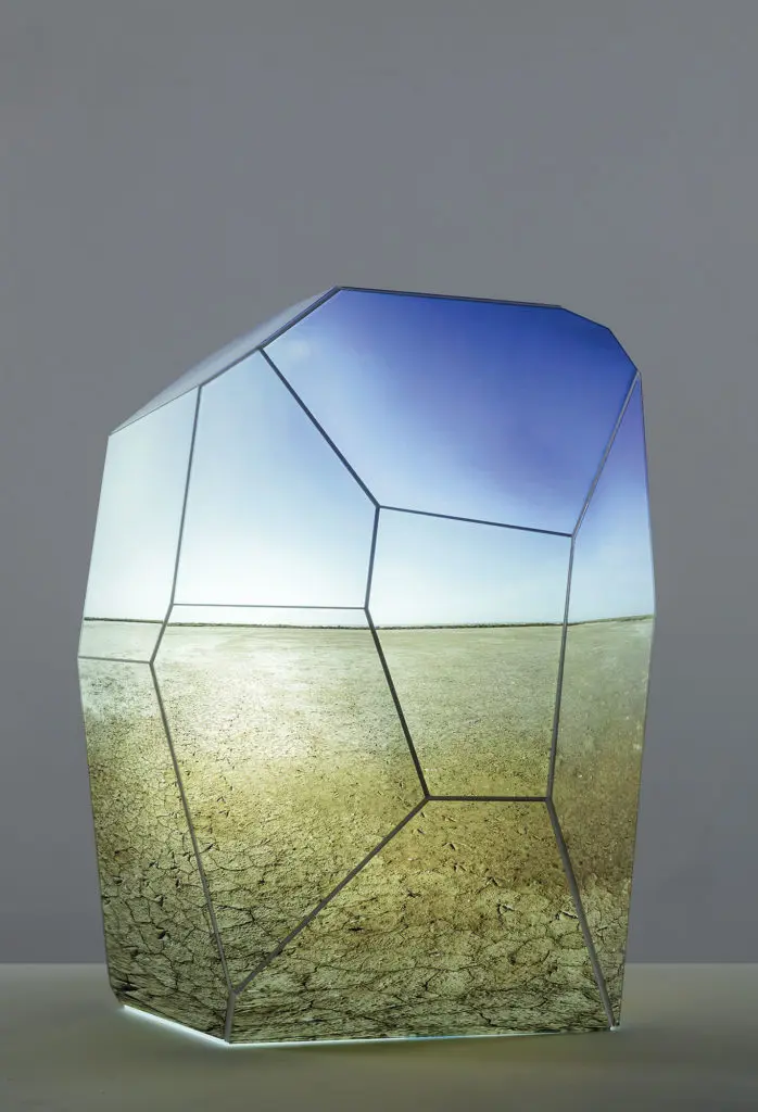 Bigert & Bergström's "Salt Pan Crystal I," 2013, from the series "The Drought," at Houston Center for Photography. Courtesy the artist.