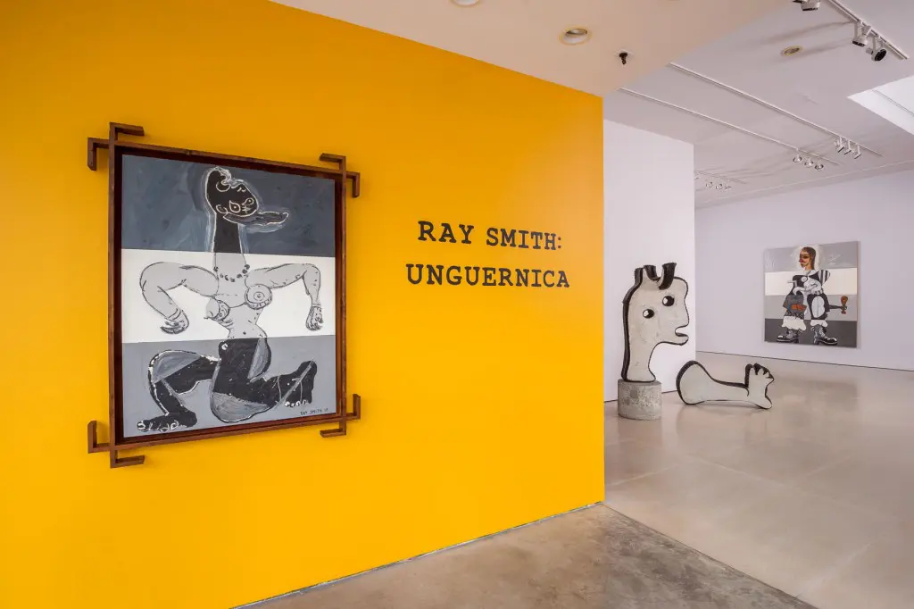 "Ray Smith: Unguernica" at McClain Gallery references Picasso's epic masterpiece that exposed the horrors of the Spanish Civil War. All Ray Smith artwork images and installation shots by Nash Baker. 