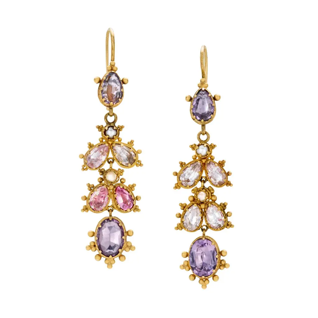 Timeless earrings at Past Era Antique Jewelry