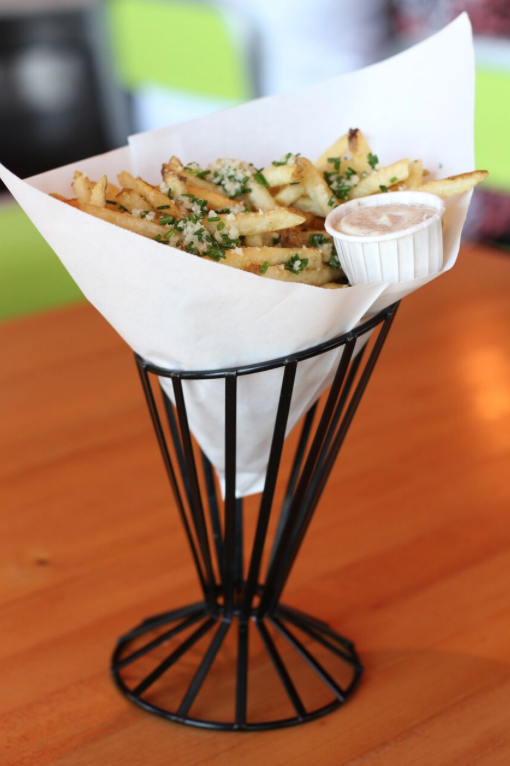 Enjoy your Hopdoddy burger with a side of truffle fries. (Photo courtesy Hopdoddy Burger Bar)